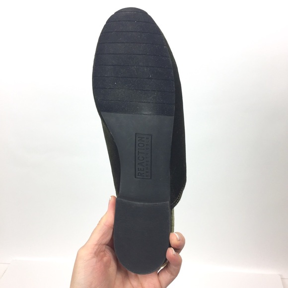 Kenneth Cole Reaction Studded Velour Mules, Green - Picture 6 of 6